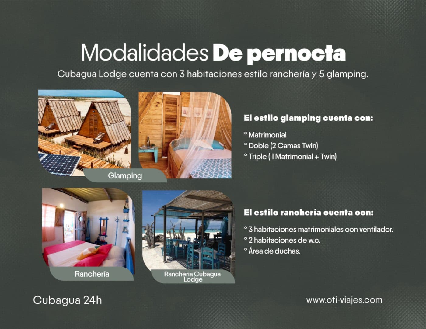 Cubagua 24h · Glamping — lámina 3 del catálogo