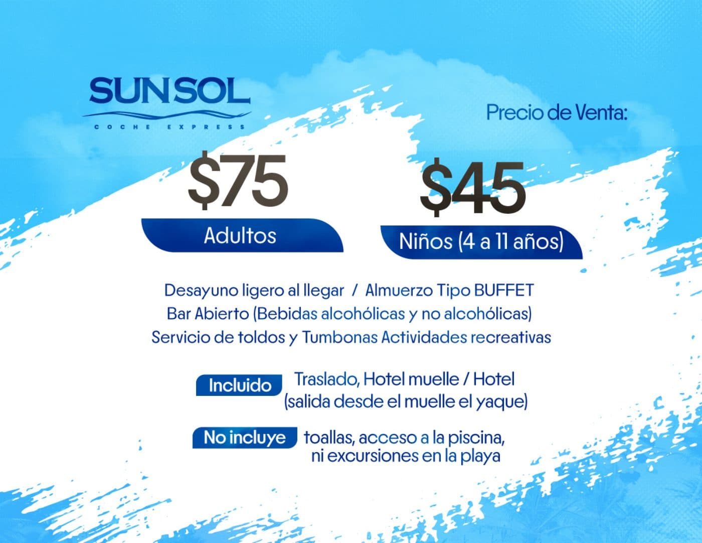 Day Pass Sunsol · Coche Express — lámina 2 del catálogo