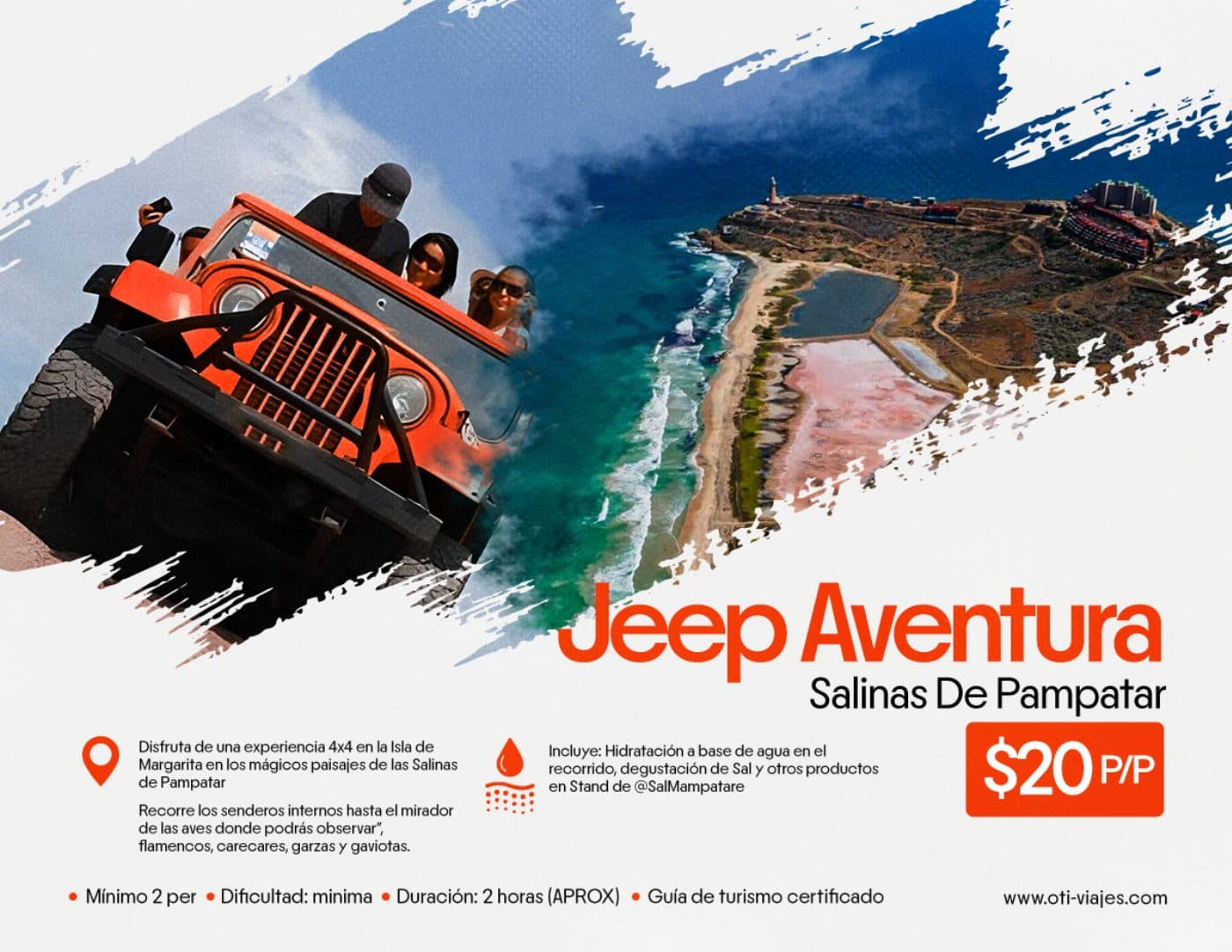 Jeep Aventura · Salinas de Pampatar