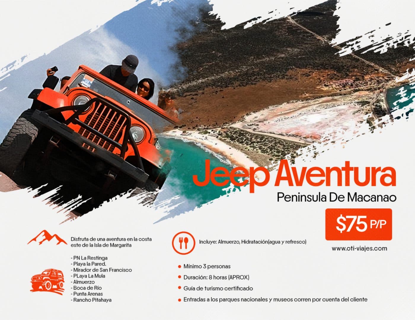 Jeep Aventura · Península de Macanao